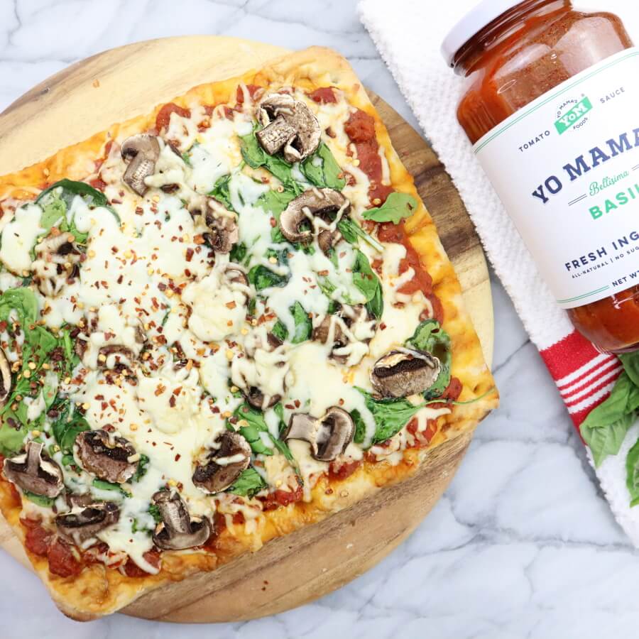 Basil 5 Ingredient Flatbread