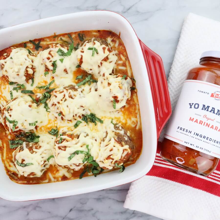 Marinara Meatball Bake