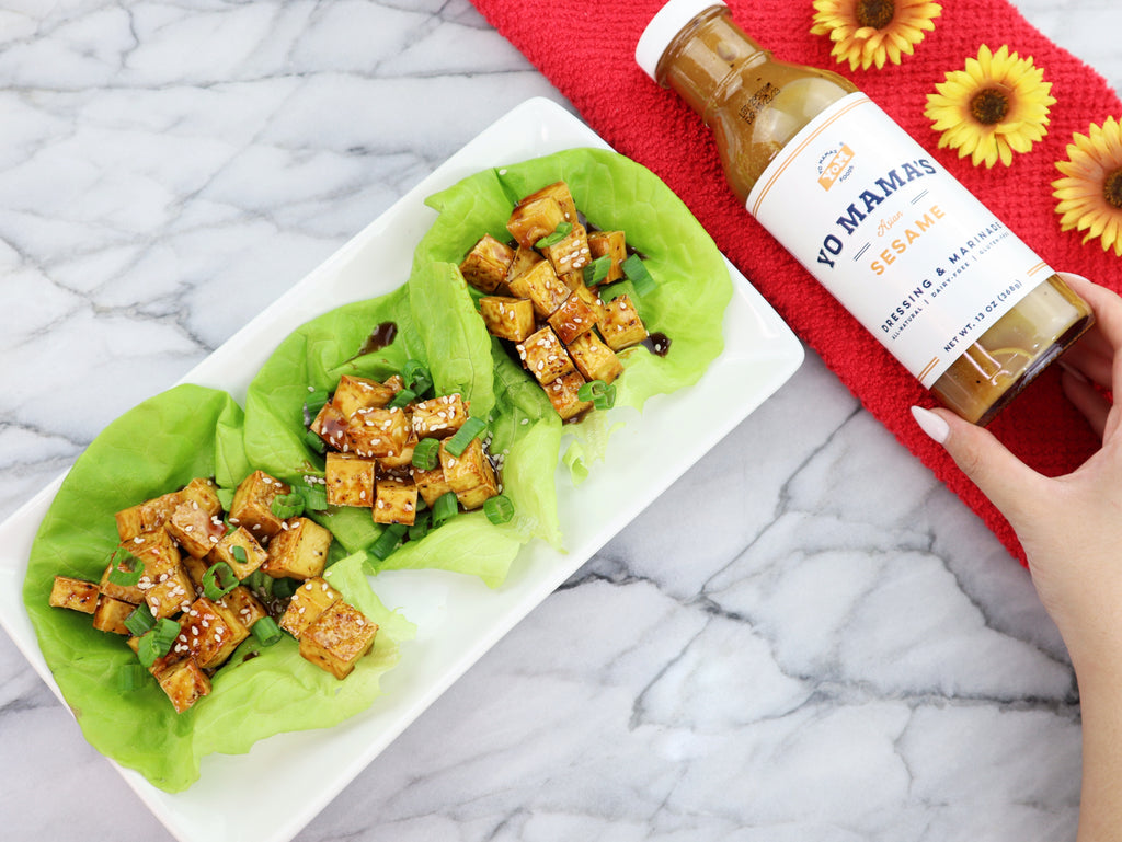 Tofu Sesame Lettuce Wraps