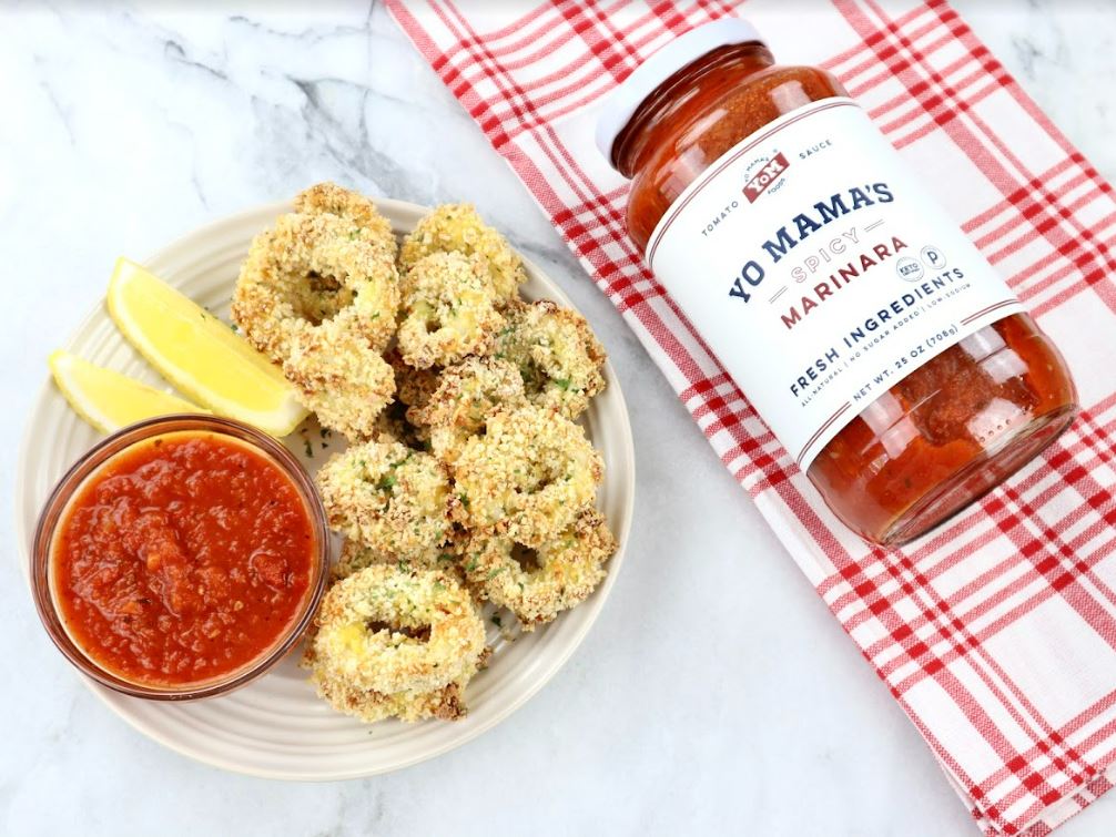 Spicy Calamari Rings - Yo Mama's Foods