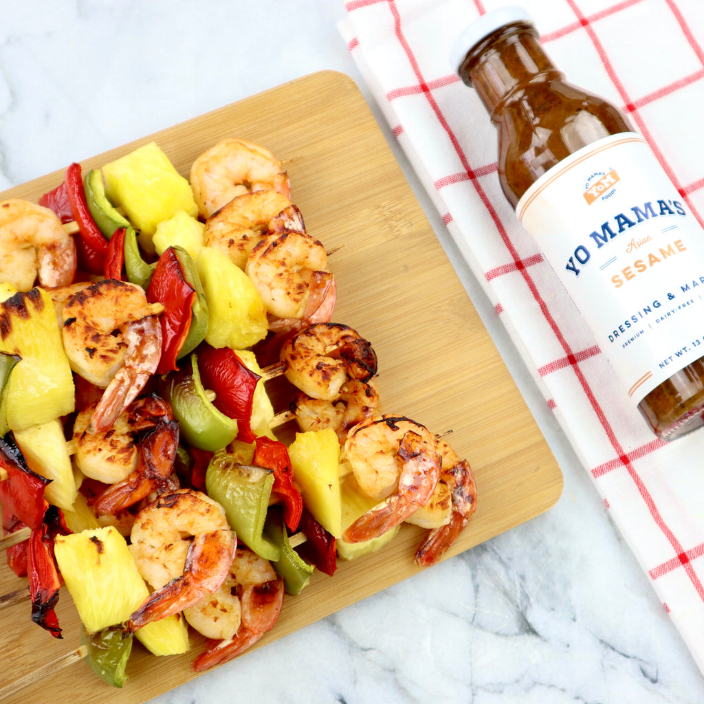 Sesame Shrimp Pineapple Kebabs