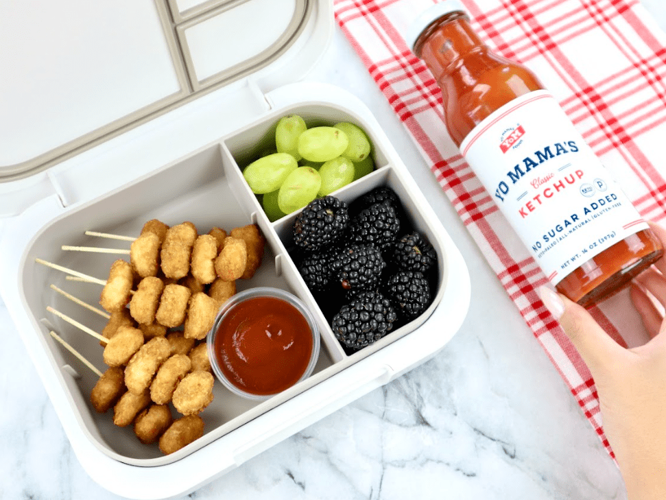 Popcorn Chicken Skewers - Yo Mama's Foods