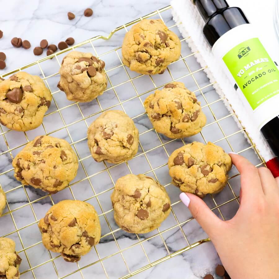 Avocado Oil Chocolate Chip Cookies